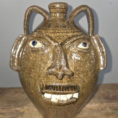 Sale Photo Thumbnail #230: Steve Abee Southern Folk Pottery Face Jug
