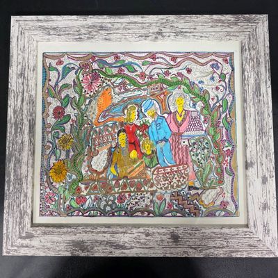 Sale Photo Thumbnail #167: Alpha Andrews Folk Art Marker Drawing