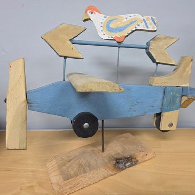 Sale Photo Thumbnail #309: 1940s Aircraft W/ Bird Weather Vane