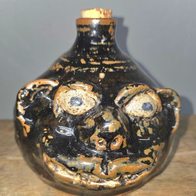 Sale Photo Thumbnail #231: Marie Rogers Southern Folk Pottery Face Jug