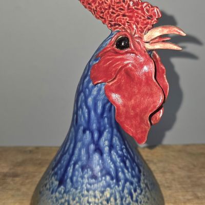Sale Photo Thumbnail #251: Tammy Leigh Brooks NC 2007 Rooster Head