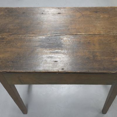 Sale Photo Thumbnail #54: 1820-40s Washington Co. GA Heart Pine Slab Table