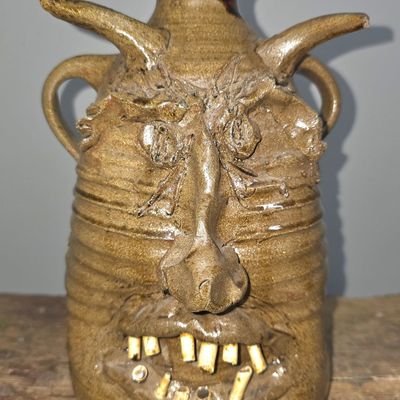 Sale Photo Thumbnail #289: W.T. McLennan Devil-Politician Face Jug