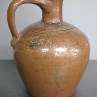 Sale Photo Thumbnail #115: Rare Signed Cicero Solomon Burns 1/2gal Jug