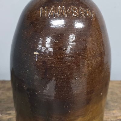 Sale Photo Thumbnail #28: Rare Signed Ham Bros. Alabama 1/2gal Jug