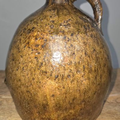 Sale Photo Thumbnail #64: Signed Crawford Co. 'WB' Wash Becham 1/2gal Jug
