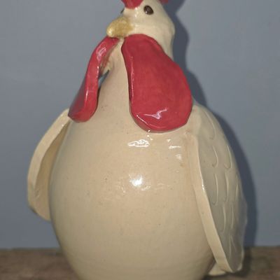 Sale Photo Thumbnail #256: Dwayne Crocker Folk Pottery Rooster