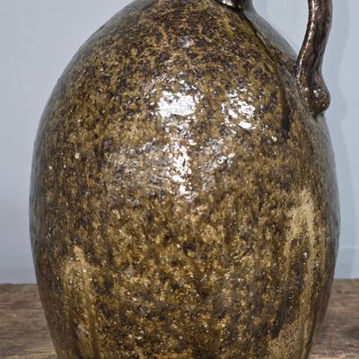 Sale Photo Thumbnail #48: Rare Crawford County Signed "P" Pyles 2gal Jug