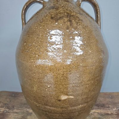 Sale Photo Thumbnail #52: 1820s Washington County Georgia Decorated 5gal Jar