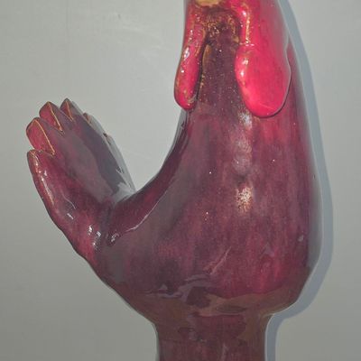 Sale Photo Thumbnail #217: Larry Wilson Southern Folk Pottery Rooster