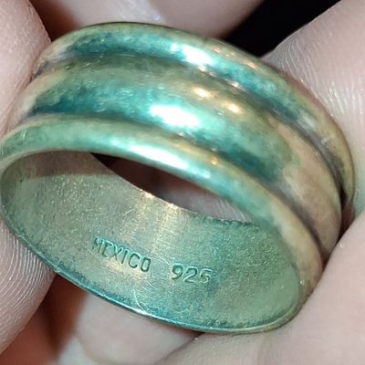 Mexican Sterling Silver Band Ring