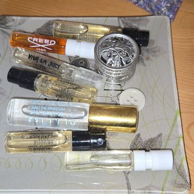 Assorted Luxury Fragrance Miniatures Collection with Creed, Chanel, and Juicy Couture