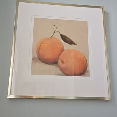 Lyons Still Life Peach Pastel Print
