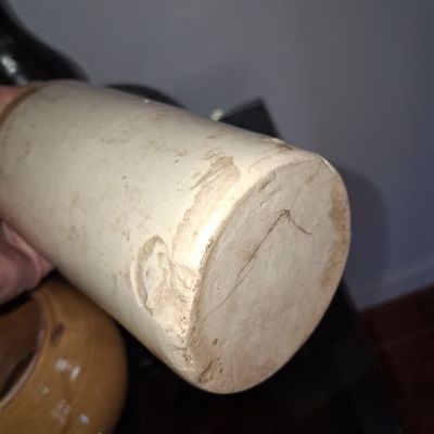Antique Two-Tone Stoneware Ginger Beer Bottle