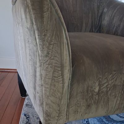 Sale Photo Thumbnail #218: Contemporary Upholstered Wingback Accent Chair