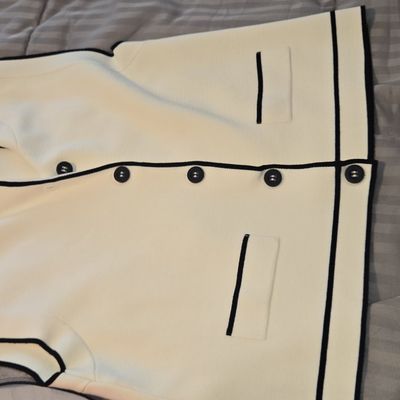 MNG Mango Contrast Piping Knit Waistcoat