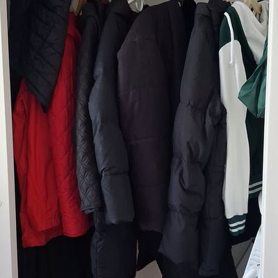 Assorted Winter Outerwear Collection: Puffer Coats and Jackets