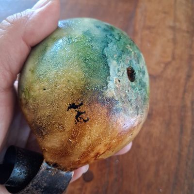 Studio Pottery Bird Candle Holder
