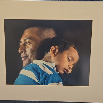 Sale Photo Thumbnail #406: Father and Son by Philip M. Shaw