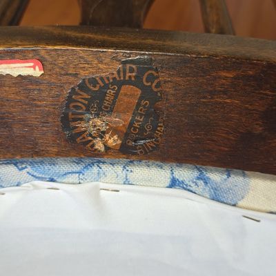 Sale Photo Thumbnail #178: Binghamton Chair Co. Windsor Rocking Chair