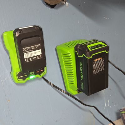 Sale Photo Thumbnail #319: Greenworks 24V Cordless Leaf Blower with 2.0Ah Battery and Charger