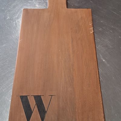 Monogrammed 'W' Wooden Serving Board by JK Adams