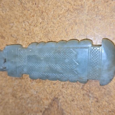 Sale Photo Thumbnail #120: Chinese Archaistic Jade Belt Hook