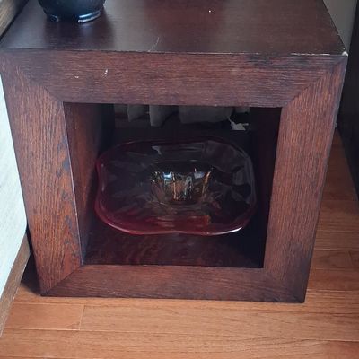 Sale Photo Thumbnail #183: Mid-Century Modern Cube Side Table