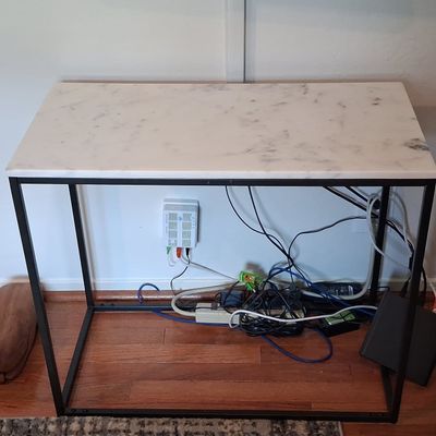 Sale Photo Thumbnail #227: West Elm Streamline Marble Console Table