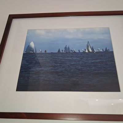 Sale Photo Thumbnail #336: Nautical Sailboat Regatta Photographic Print by David Knowlton