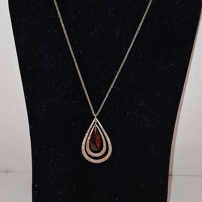 Kenneth Cole teardrop pendant necklace