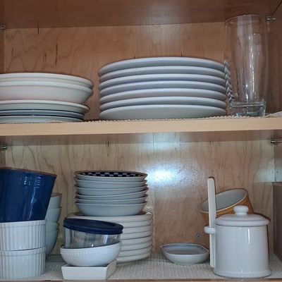 Assorted Kitchen Cabinet Contents