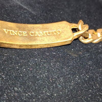 Vince Camuto Gold-Tone ID Bracelet