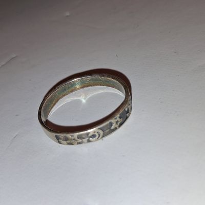 Sterling Silver Celestial Band Ring