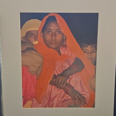 Sale Photo Thumbnail #431: Philip M. Shaw, 'Young Indian Girl, Pushkar Camel Fair'