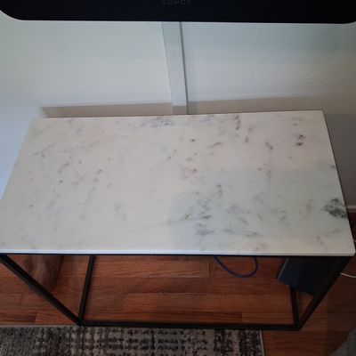 Sale Photo Thumbnail #228: West Elm Streamline Marble Console Table