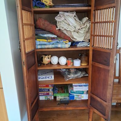 Sale Photo Thumbnail #35: Romweber Viking Oak Cabinet 17" deep 28" wide 65" high