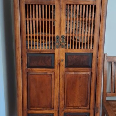 Sale Photo Thumbnail #33: Romweber Viking Oak Cabinet 17" deep 28" wide 65" high