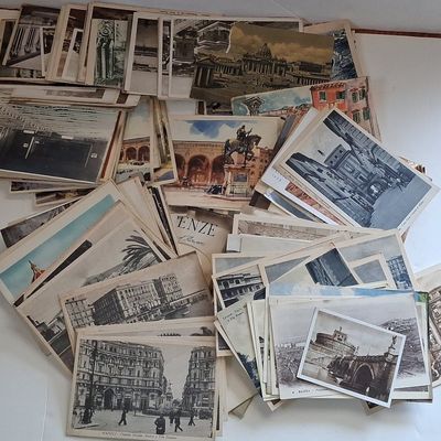 Sale Photo Thumbnail #332: Collection of Vintage European Travel Postcards