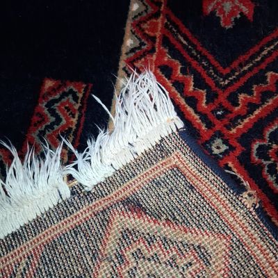 Sale Photo Thumbnail #58: Hand-Knotted Baluchi Wool Area Rug 62" x 88"