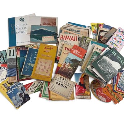 Collection Of Travel Ephemera, Ca. 1940s-1960s