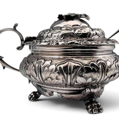 George IV Sterling Silver Sugar Dish