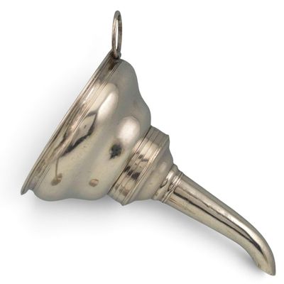 Georgian Sterling Silver Wine Funnel