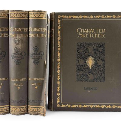 Character Sketches of Romance, Fiction & the Drama, 4 Volume Set, 1892