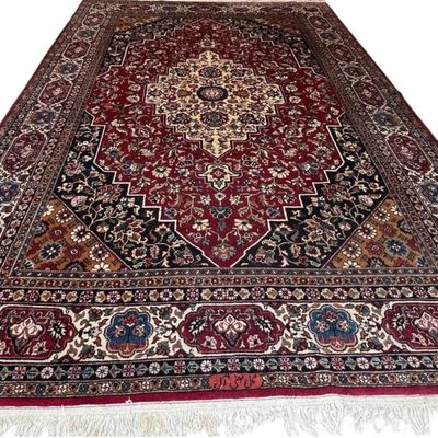Red, Blue & Gold Persian Rug