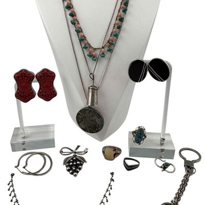 Lot Of Sterling Silver Jewelry