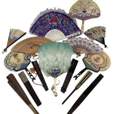 Collection Of Asian Folding & Fixed Form Fans