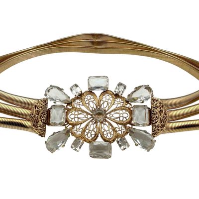 Schreiner New York Gold Tone Belt