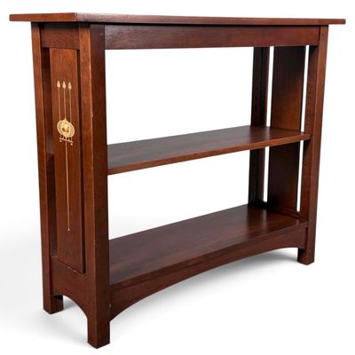 Stickley Harvey Ellis Arts & Crafts Style Inlaid Bookcase