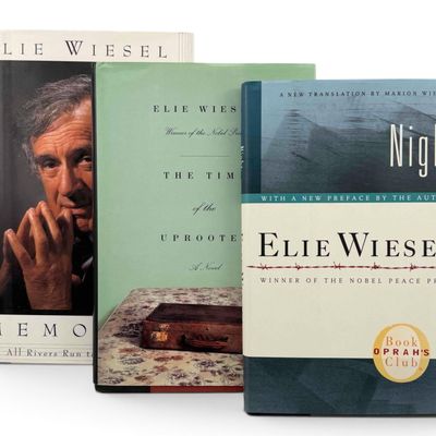 Three Elie Wiesel Signed Books